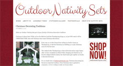 Desktop Screenshot of outdoornativitysetsblog.com
